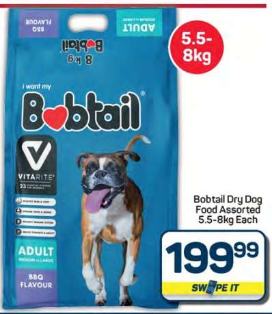 Bobtail Dry Dog Food Assorted 5.5-8kg