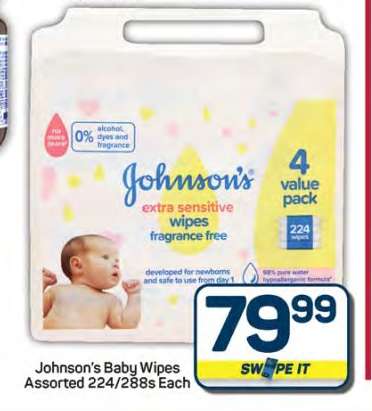 Johnson's Baby Wipes