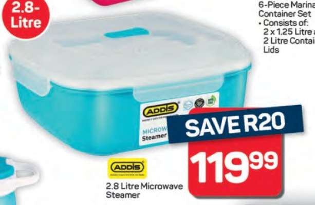 2.8 Litre Microwave Steamer