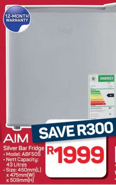 AIM Silver Bar Fridge