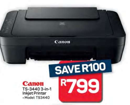 Canon TS-3440 3-in-1 Inkjet Printer