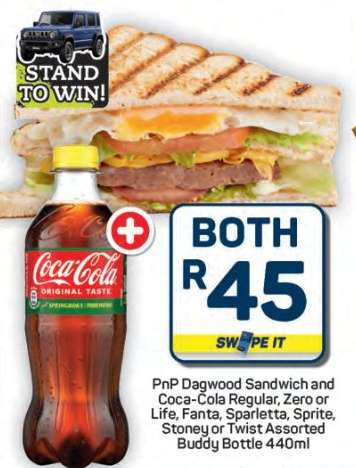 PnP Dagwood Sandwich and Coca-Cola Buddy Bottle