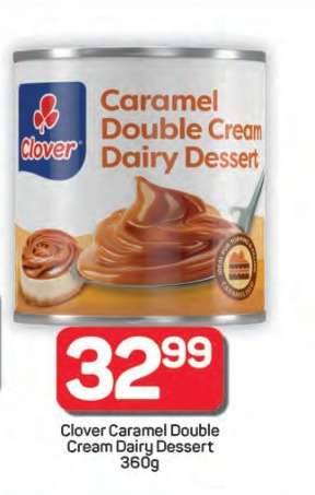 CLOVER Caramel Double Cream Dairy Dessert