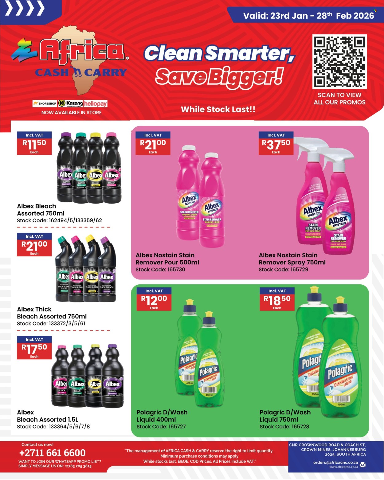 Africa Cash & Carry specials - 23/01/2026 - 28/02/2026. Page 1
