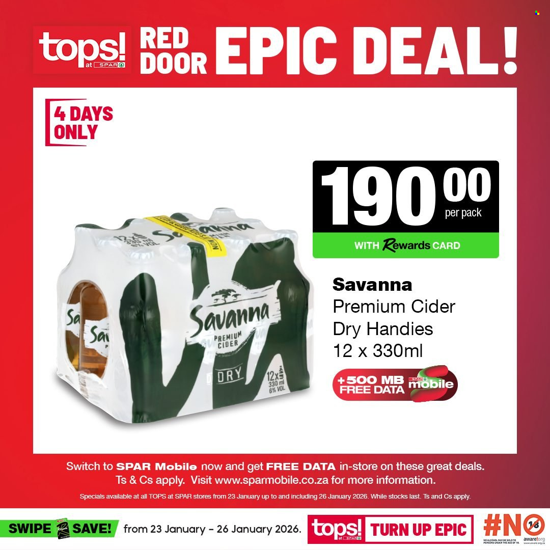 TOPS at SPAR specials - 23/01/2026 - 26/01/2026. Page 9