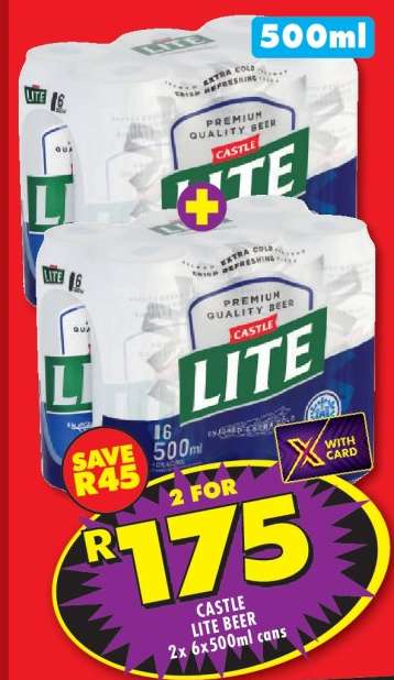 CASTLE LITE BEER