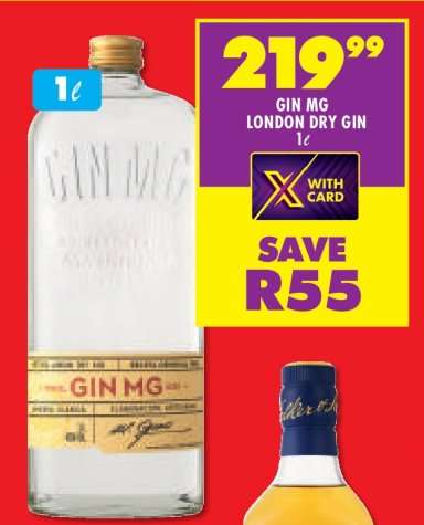 GIN MG LONDON DRY GIN 1ℓ