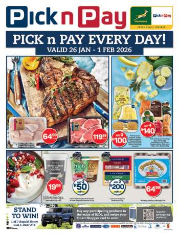 Pick n Pay catalogue  - 26/01/2026 - 01/02/2026.