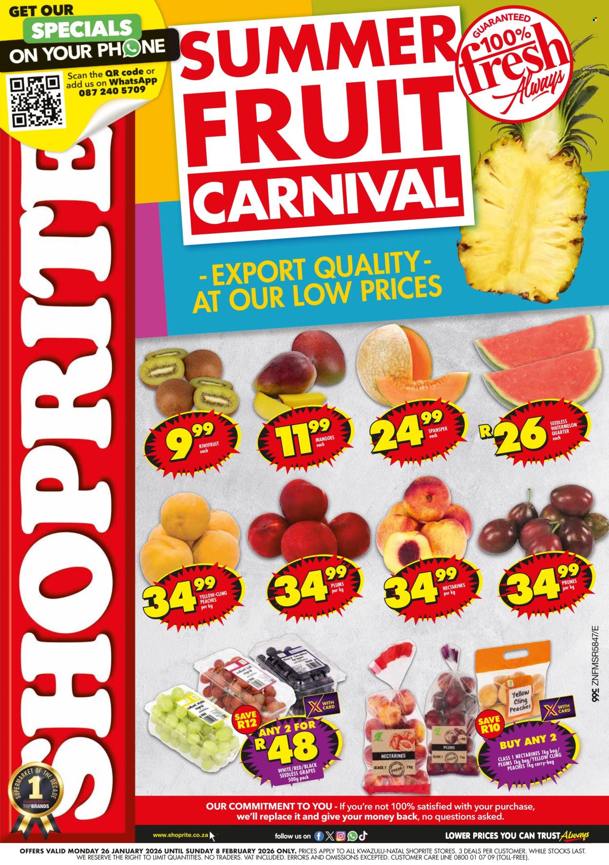 Shoprite specials - 26/01/2026 - 08/02/2026. Page 1
