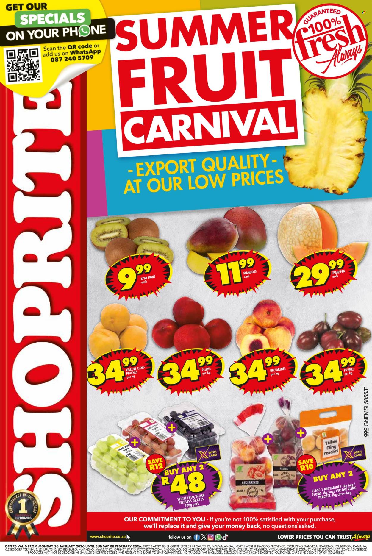 Shoprite specials - 26/01/2026 - 08/02/2026. Page 1