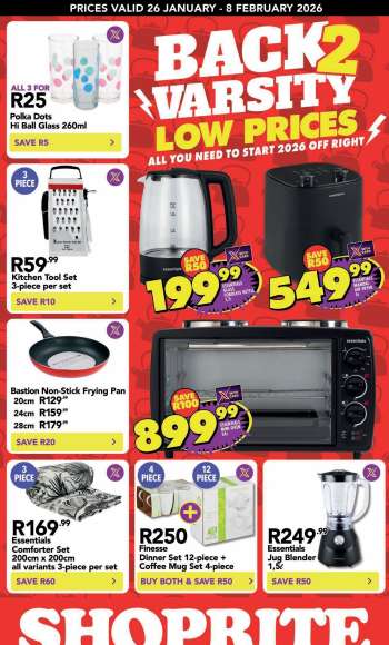 Shoprite catalogue  - 26/01/2026 - 08/02/2026.
