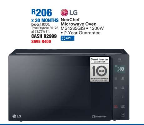 LG NeoChef Microwave Oven MS4235GIS