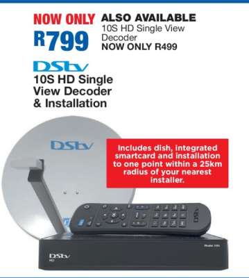 DStv 10S HD Single View Decoder & Installation