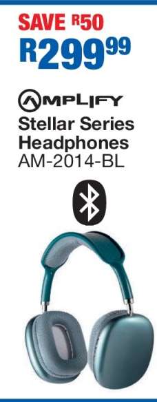 Amplify Stellar Series Headphones AM-2014-BL