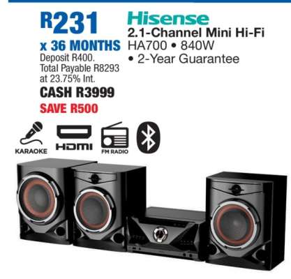 Hisense 2.1-Channel Mini Hi-Fi