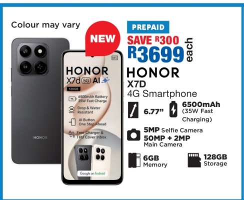 HONOR X7d
