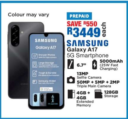 Samsung Galaxy A17 5G Smartphone