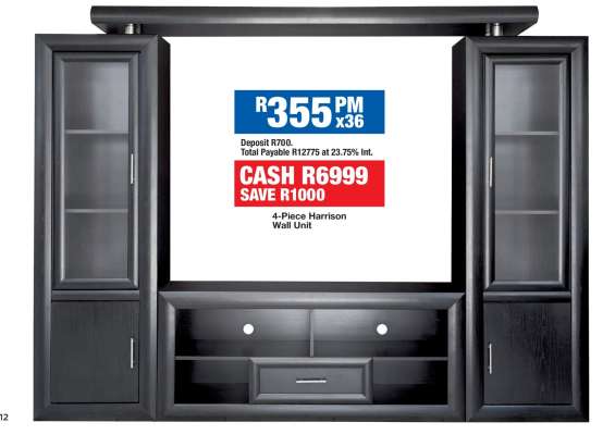 4-Piece Harrison Wall Unit