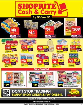 Shoprite catalogue  - 26/01/2026 - 08/02/2026.