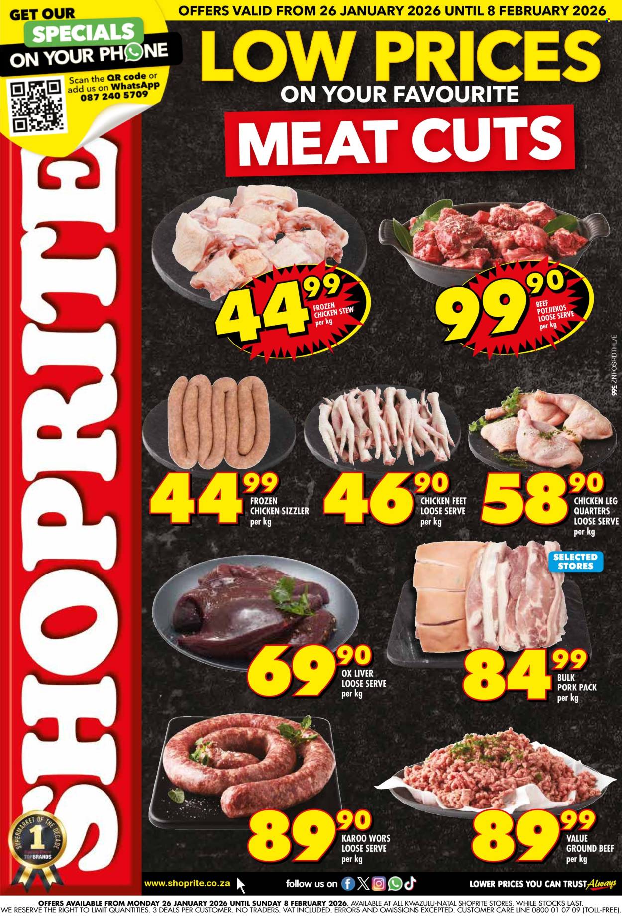 Shoprite specials - 26/01/2026 - 08/02/2026. Page 1