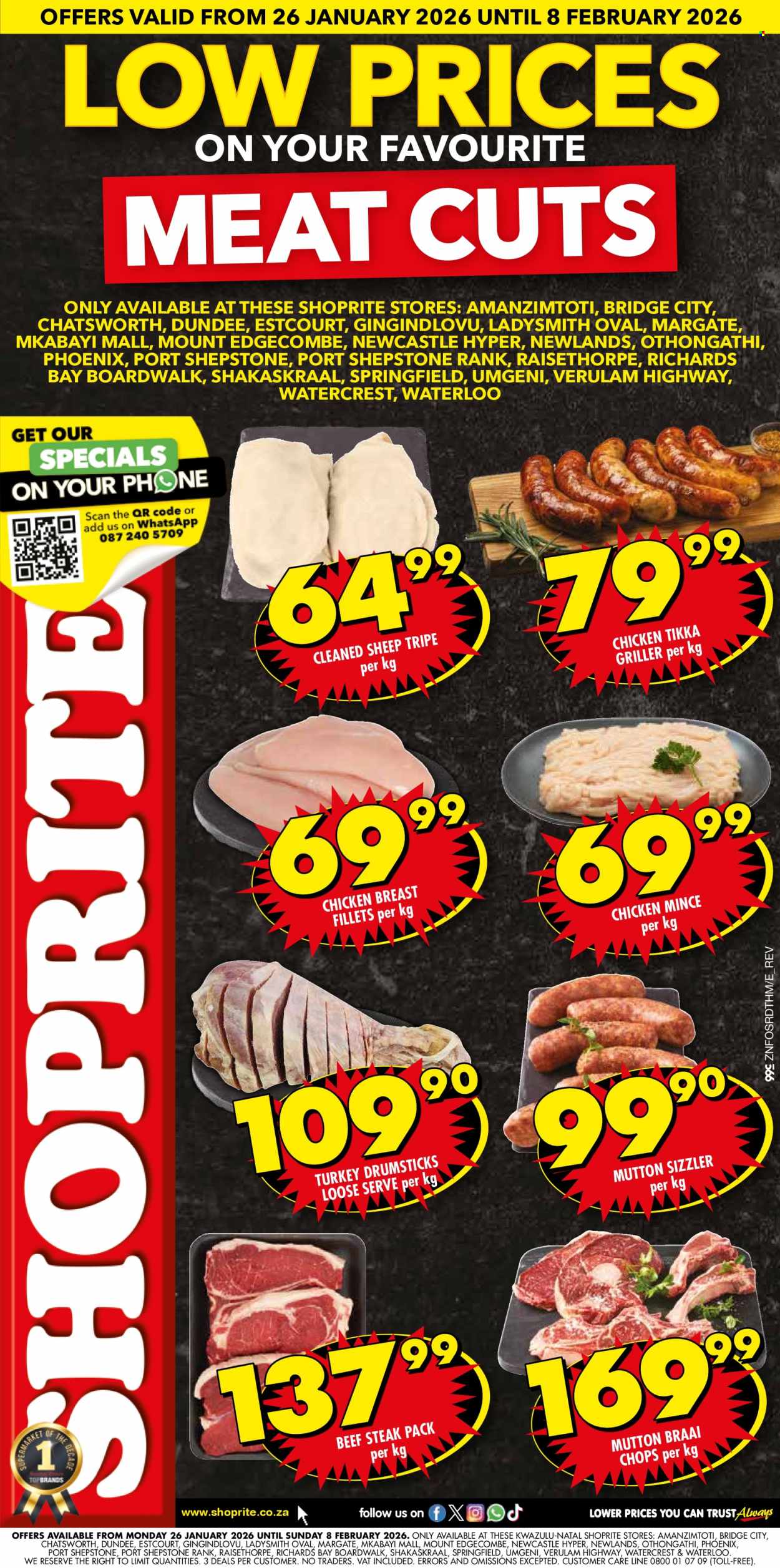 Shoprite specials - 26/01/2026 - 08/02/2026. Page 1