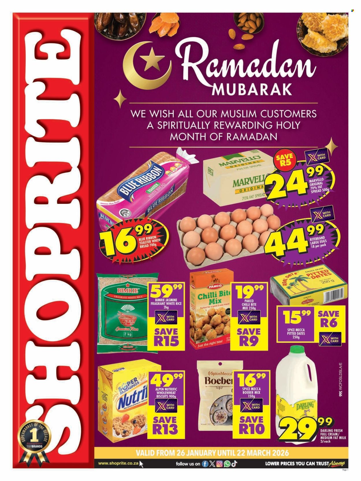 Shoprite specials - 26/01/2026 - 22/03/2026. Page 1