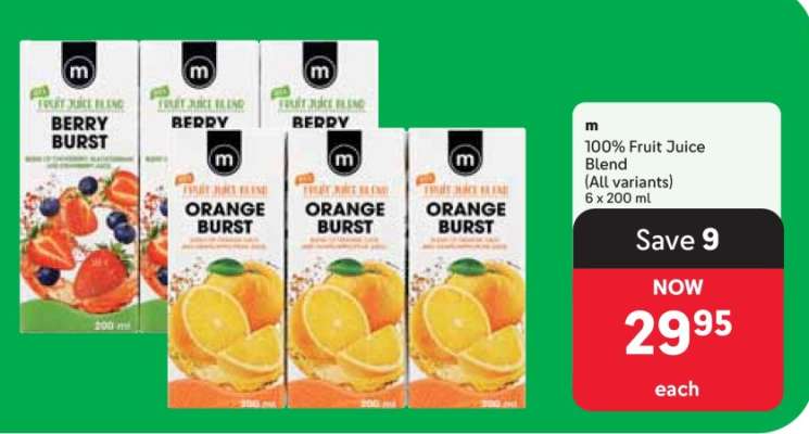 100% Fruit Juice Blend