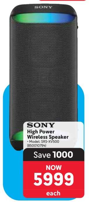 SONY High Power Wireless Speaker