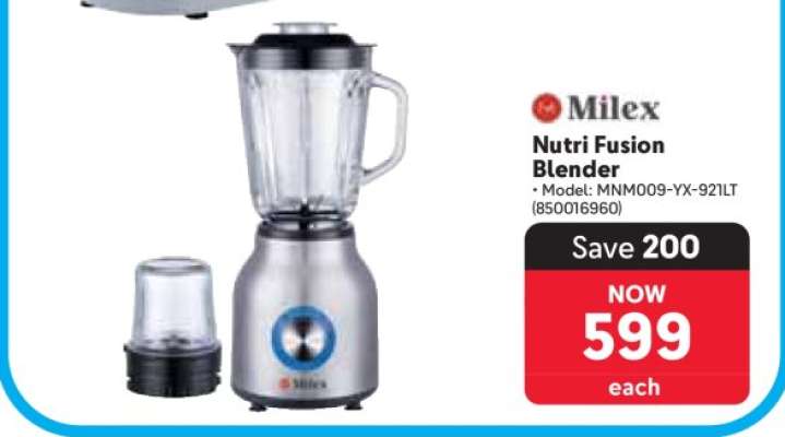 Milex Nutri Fusion Blender