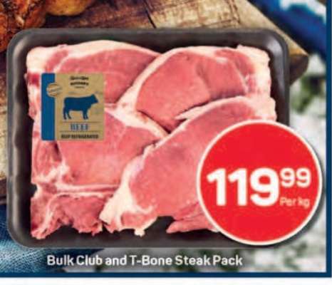 Bulk Club and T-Bone Steak Pack