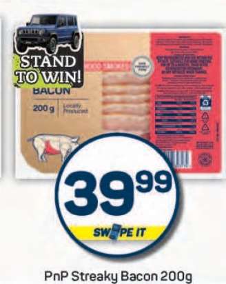 PnP Streaky Bacon 200g