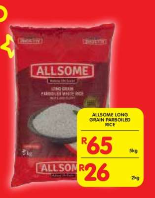 ALLSOME LONG GRAIN PARBOILED RICE