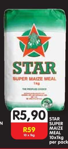 STAR SUPER MAIZE MEAL 10x1kg