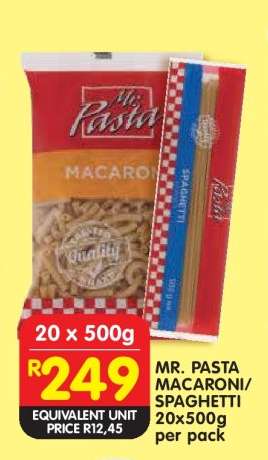 MR. PASTA MACARONI/SPAGHETTI