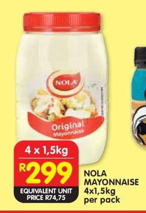 NOLA MAYONNAISE 4x1,5kg