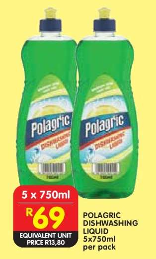 POLAGRIC DISHWASHING LIQUID