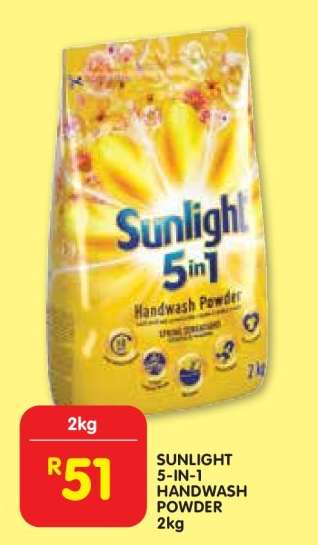 Sunlight 5-in-1 Handwash Powder 2kg