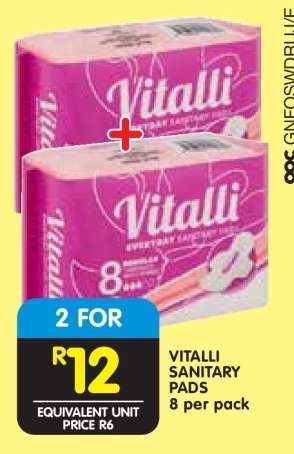 VITALLI SANITARY PADS