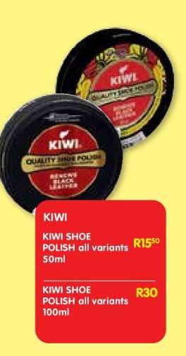 KIWI SHOE POLISH all variants 50ml