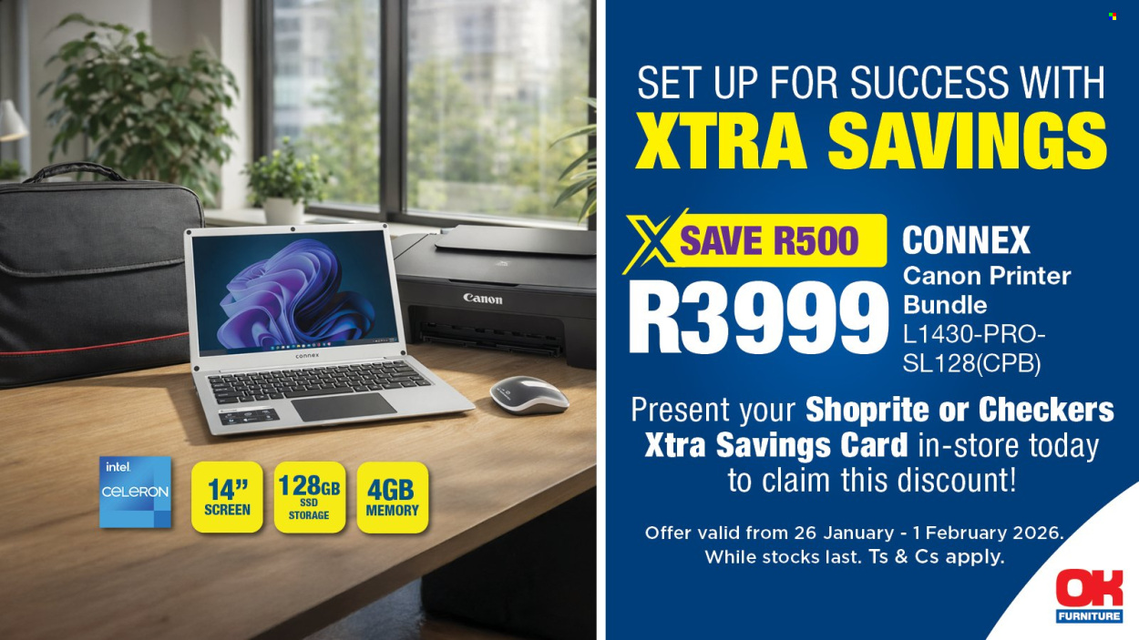OK Furniture specials - 26/01/2026 - 01/02/2026. Page 1