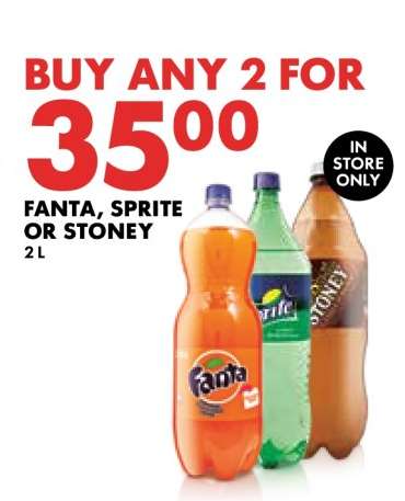 Fanta Sprite or Stoney