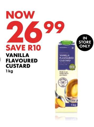 Vanilla Flavoured Custard
