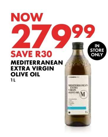 Mediterranean Extra Virgin Olive Oil