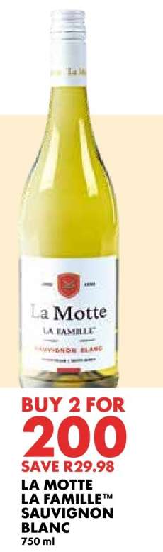 LA MOTTE LA FAMILLE™ SAUVIGNON BLANC
