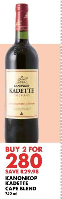 KANONKOP KADETTE CAPE BLEND