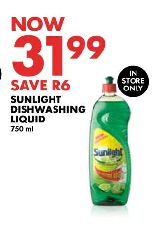 Sunlight Dishwashing Liquid