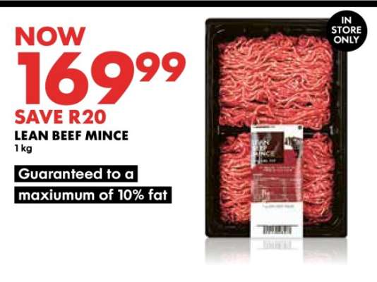 Lean Beef Mince