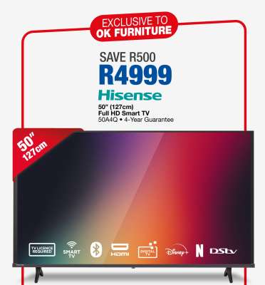 Hisense 50" Full HD Smart TV