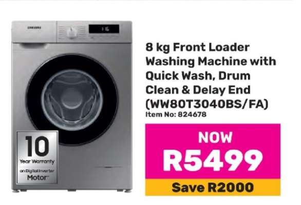 8 kg Front Loader Washing Machine