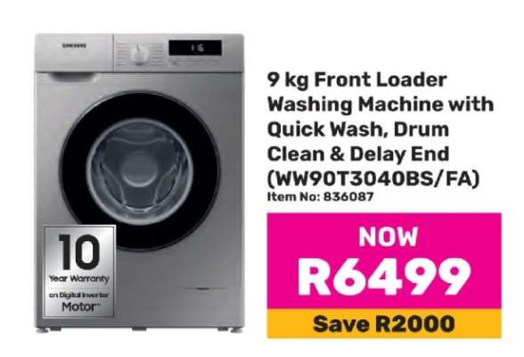 Samsung 9 kg Front Loader Washing Machine
